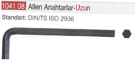 ALTI KOSE ALLEN ANAHTAR UZUN 12 MM CERPA